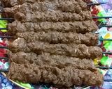 A picture of step 5 of Mutton seekh kabab.