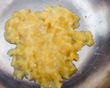 A picture of step 1 of Banana eggless pancakes 🥞.