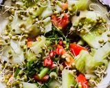 A picture of step 2 of Sprouts Salad High protein moong sprouts recipe in Indian meal.