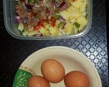 A picture of step 1 of Potatoe cake.