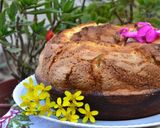 Foto del paso 5 de la receta: Budín tricolor de naranja, dulce de leche y cacao🧉