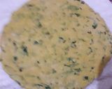 A picture of step 2 of Mix Leafy missi roti.