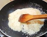 A picture of step 1 of Coconut hearts.