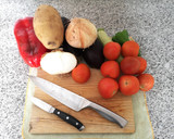 Foto del paso 1 de la receta: Pisto con huevo frito