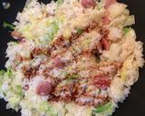 香腸高麗菜飯的食譜步驟3照片