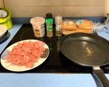Foto del paso 1 de la receta: Hamburguesa doble casera