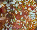 Foto del paso 1 de la receta: Guiso de babetas con garbanzos (con sabor a hierbabuena)