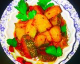 कद्दू की खट्टी मिठी गुड़ की सब्जी (kaddu ki khatti meethi gur ki sabzi recipe in Hindi) रेसिपी चरण 8 फोटो