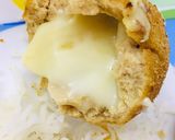 A picture of step 4 of Chkn mince stuffed with cheese.