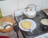 Foto del paso 1 de la receta: Panqueques con dulce de leche y chocolate!!!!!😍😍🤗