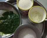 A picture of step 5 of Spinach Barfi.