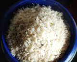 A picture of step 3 of Jeera rice.