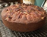 A picture of step 8 of Pecan cinnamon toffee cake.