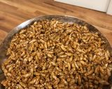 A picture of step 6 of Til Murmura Chikki [ Sesame Puffed Rice Brittle].