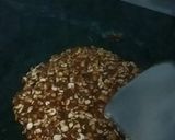 A picture of step 2 of Groundnut chikki.
