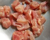 A picture of step 1 of Saucy Chicken Tikka Salad.