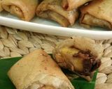Foto langkah ke 4 dari resep Pisang coklat lumpia crispy sederhana.