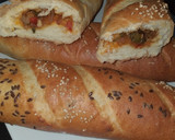 Foto del paso 7 de la receta: Pan relleno con carne picada y verduras