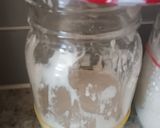 A picture of step 2 of Simplest Sourdough Starter.