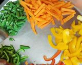 A picture of step 1 of Veg Chilli Garlic Noodles.