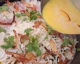 A picture of step 5 of Hyderabadi Veg Dum Biryani.