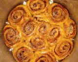 A picture of step 5 of Cinnamon roll.