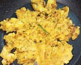 A picture of step 1 of Masala pav pattice.