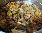 صورة لخطوة 4 من وصفة منزلة شرايح الكوسا بالبندورة🍅