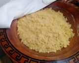 A picture of step 1 of Makrout (Date-Filled Semolina Diamonds).