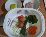 Foto langkah ke 1 dari resep Kukusan Telur Ayam Tahu.