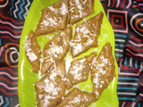 Besan Milk Burfi from ghee residue