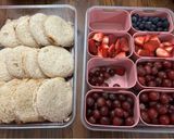 A picture of step 1 of Uncrustables on the Go box.