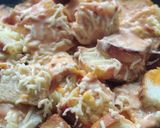 A picture of step 7 of Mayo cheesy bread or pav.