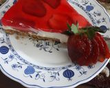 صورة لخطوة 10 من وصفة تشيز كيك الفراولة 🍓