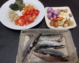 Foto langkah ke 1 dari resep Pepes Tongkol Base Genep (Bali).