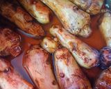 A picture of step 1 of Taro (Masala Arbi).