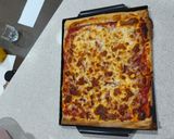 Foto del paso 14 de la receta: Pizza prosciutto con bordes rellenos de cheddar (masa en Thermomix)