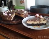Foto langkah ke 8 dari resep Crunchy peanutbutter cheesecake.
