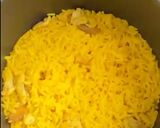 A picture of step 6 of Hainanese Chicken with Yellow Rice.