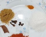 A picture of step 4 of Dal Gosht.