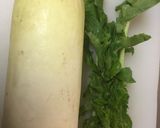 A picture of step 1 of Japanese Radish Salad.