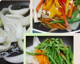 Hình bước làm 4 của món Mì UDON tươi xào rau củ