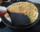A picture of step 8 of Hydrabadi masala dosa.