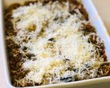 A picture of step 6 of Pork and Mushroom Lasagna Bake.