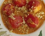 A picture of step 7 of Stuffed Tomatoes in Makhni Gravy.