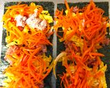 A picture of step 9 of Japanese Salad Roll Sushi 🌹.