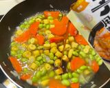 毛豆蝦仁親子丼的食譜步驟2照片