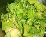 A picture of step 1 of Choliya  coriander Puri recipe or Green Chickpea Poori.