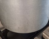 A picture of step 2 of Dhokla (besan spicy cake).