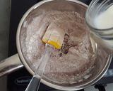 A picture of step 2 of Chocolate pudding.